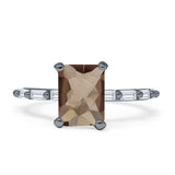 Art Deco Emerald Cut Ring