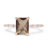 Art Deco Emerald Cut Ring