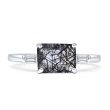Emerald Cut Trio Ring