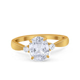 Three Stone Oval Ring