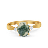Three Stone Oval Ring