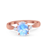 Three Stone Oval Ring