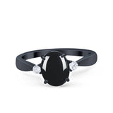 Three Stone Oval Ring