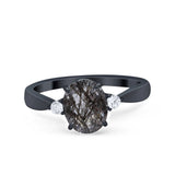 Three Stone Oval Ring