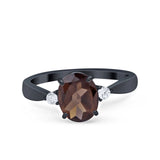 Three Stone Oval Ring