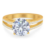 Vintage Style Round Natural Stone Ring