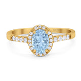 Art Deco Oval Natural Stone Wedding Ring