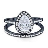 Pear Teardrop Ring