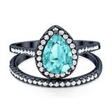 Pear Teardrop Ring