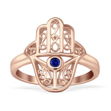 Evil Eye Hamsa Ring