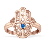 Evil Eye Hamsa Ring
