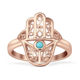 Evil Eye Hamsa Ring
