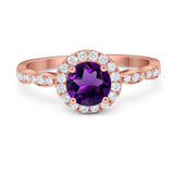 Art Deco Halo Engagement Ring