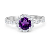 Art Deco Halo Engagement Ring