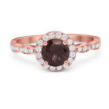 Art Deco Halo Engagement Ring