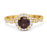 Art Deco Halo Engagement Ring