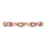Half Eternity Marquise Ring