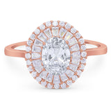 Oval Natural Stone Cocktail Ring