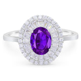 Oval Natural Stone Cocktail Ring