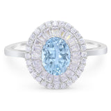 Oval Natural Stone Cocktail Ring
