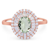 Oval Natural Stone Cocktail Ring