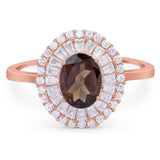 Oval Natural Stone Cocktail Ring