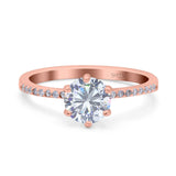 Art Deco Round Natural Stone Ring