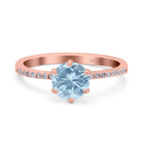 Art Deco Round Natural Stone Ring