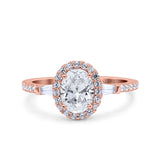 Vintage Style Oval Natural Stone Art Deco Ring