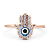 Hamsa & Evil Eye Ring