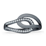 Interlocking CZ Ring