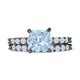 Princess Cut CZ Stackable Ring