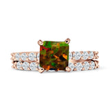 Princess Cut CZ Stackable Ring