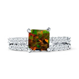 Princess Cut CZ Stackable Ring