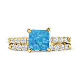 Princess Cut CZ Stackable Ring