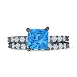 Princess Cut CZ Stackable Ring