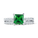 Princess Cut CZ Stackable Ring