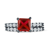 Princess Cut CZ Stackable Ring