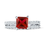 Princess Cut CZ Stackable Ring