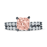 Princess Cut CZ Stackable Ring