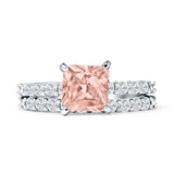 Princess Cut CZ Stackable Ring