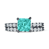 Princess Cut CZ Stackable Ring