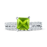 Princess Cut CZ Stackable Ring