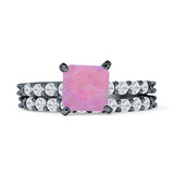 Princess Cut CZ Stackable Ring
