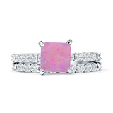 Princess Cut CZ Stackable Ring