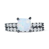 Princess Cut CZ Stackable Ring
