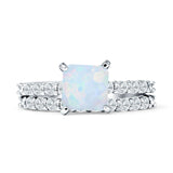 Princess Cut CZ Stackable Ring
