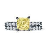 Princess Cut CZ Stackable Ring