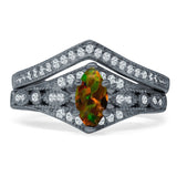 Two Piece Marquise CZ Ring