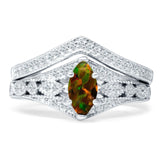 Two Piece Marquise CZ Ring